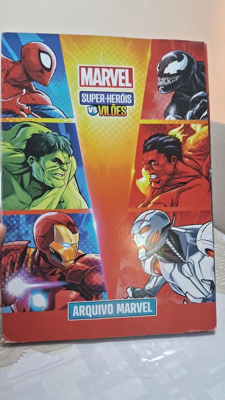 Arquivo Marvel para tazos