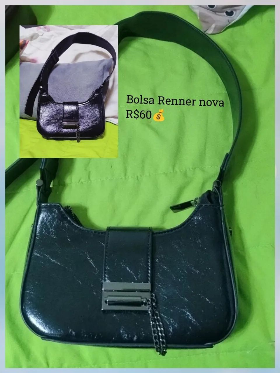 Bolsa de ombro, nova.