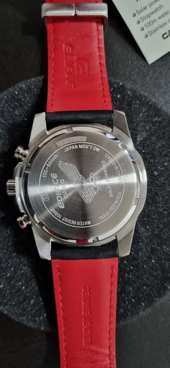 Relógio Casio Edifice Honda Racing Edition - Item Raro Importado Japão - Foto 2