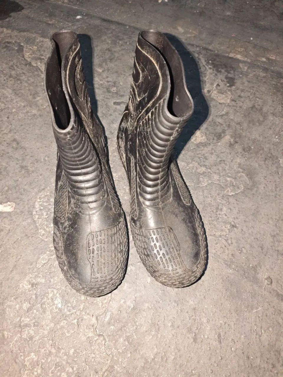 botas de borracha para  motociclista