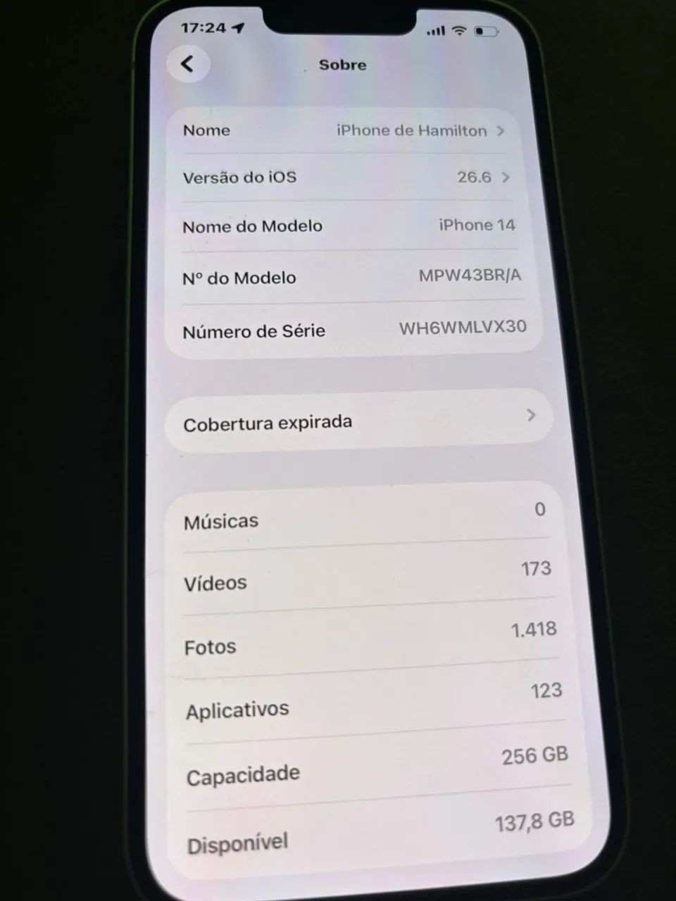 Celular  muito ok  não tem um risco 2100