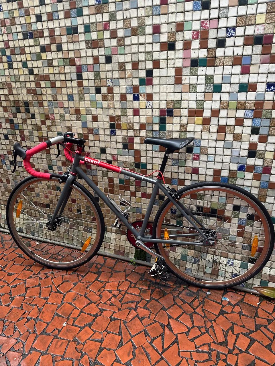 Bicicleta Giant Fixa de Cromoly - Foto 2