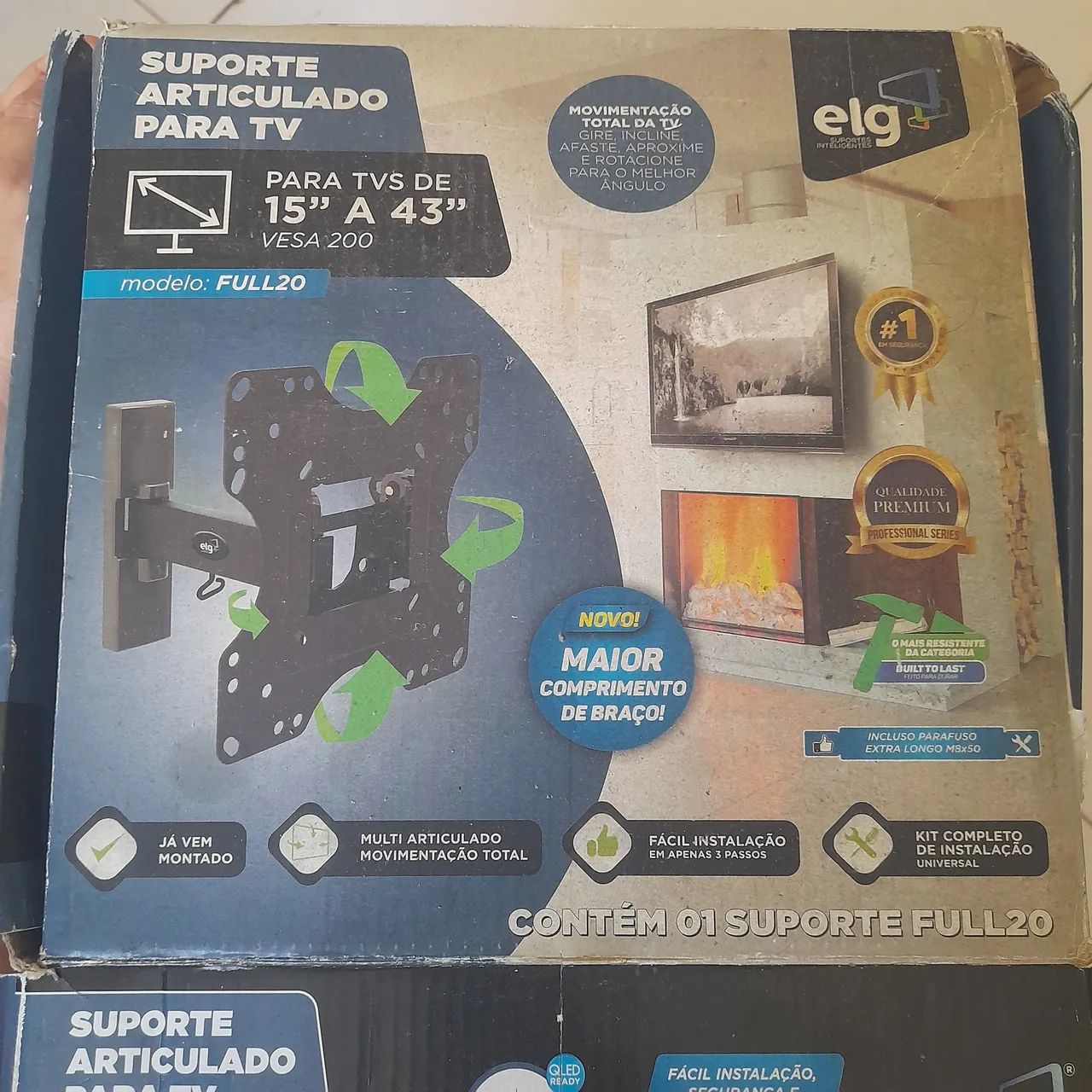 Suporte de tv 15 a 43 polegadas