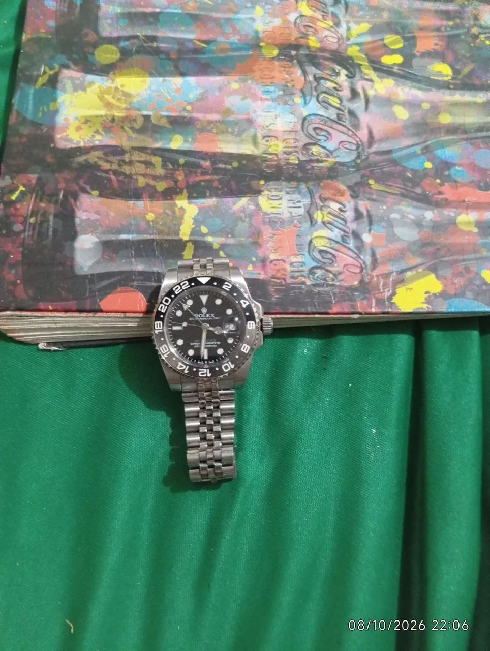 VENDO RELÓGIO SEMI NOVO AUTOMÁTICO DE AÇO PIVÔ DE ROSCA - Foto 5