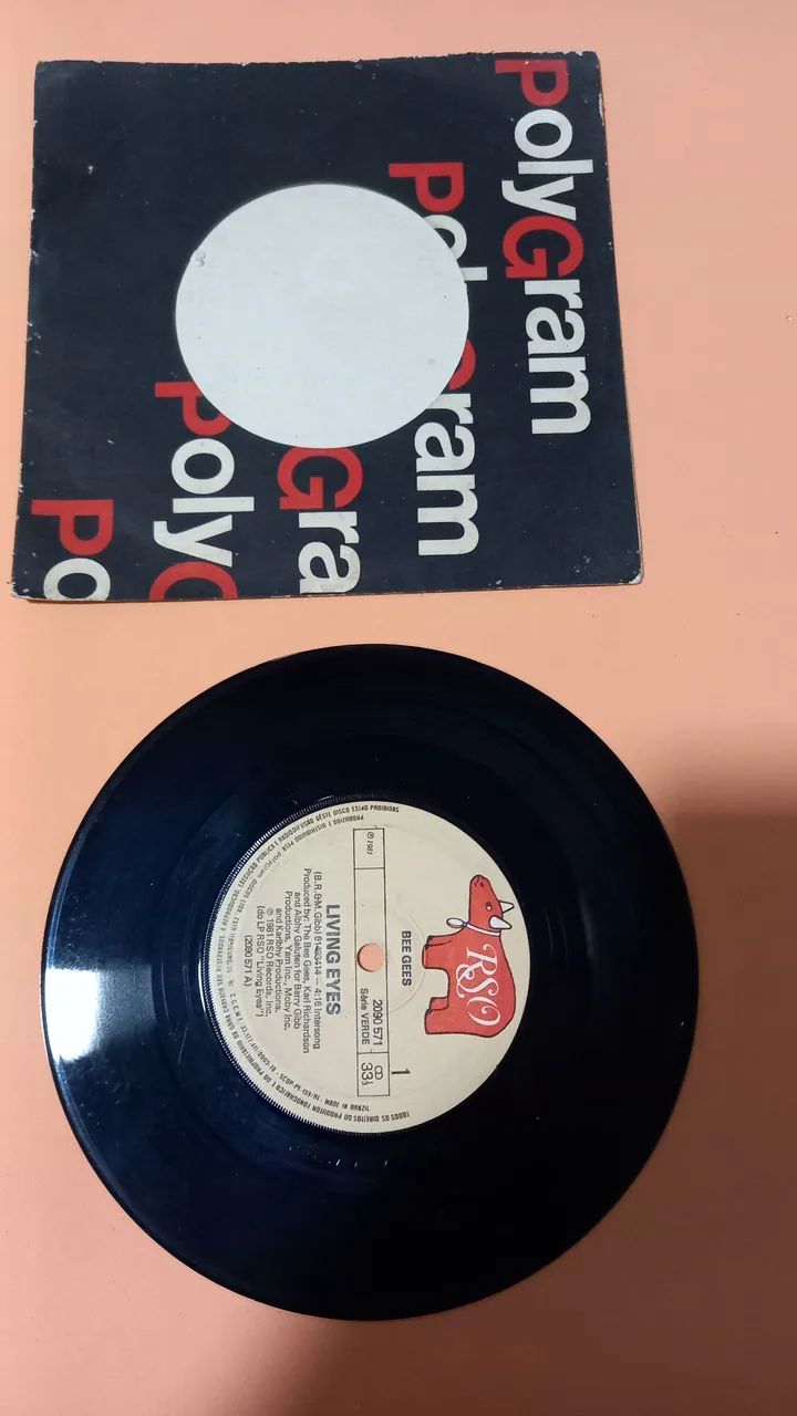 Vinil de 7 polegadas raridade (cerca de 17-18 cm de diâmetro). - Foto 2