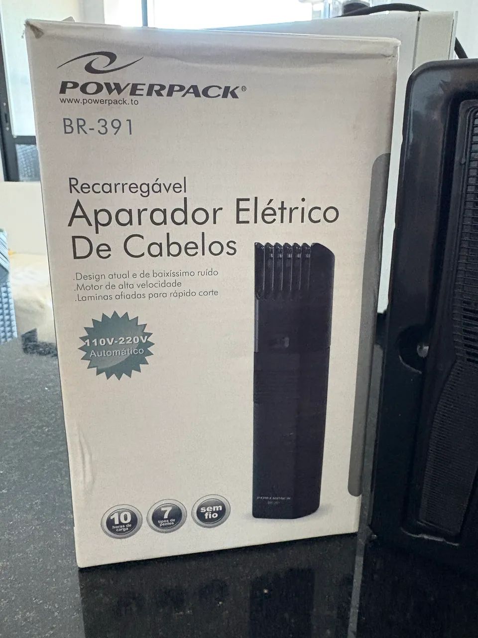 Aparador de Cabelo e Barba Powerpack BR-391  - Foto 4
