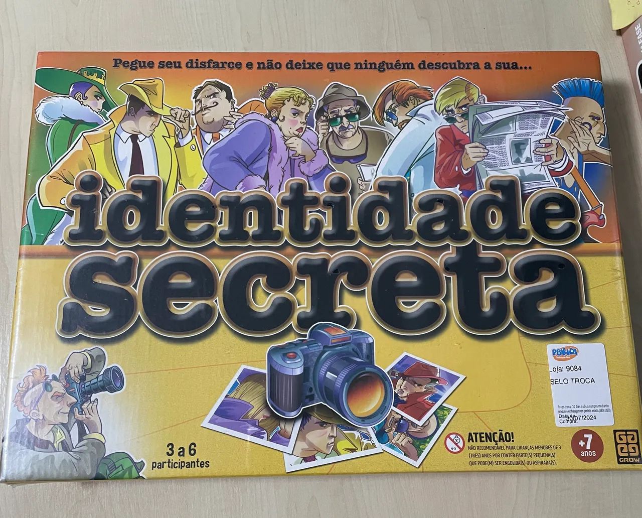 Jogo Identidade Secreta Grow - Brinquedos e Jogos - Parque Iracema