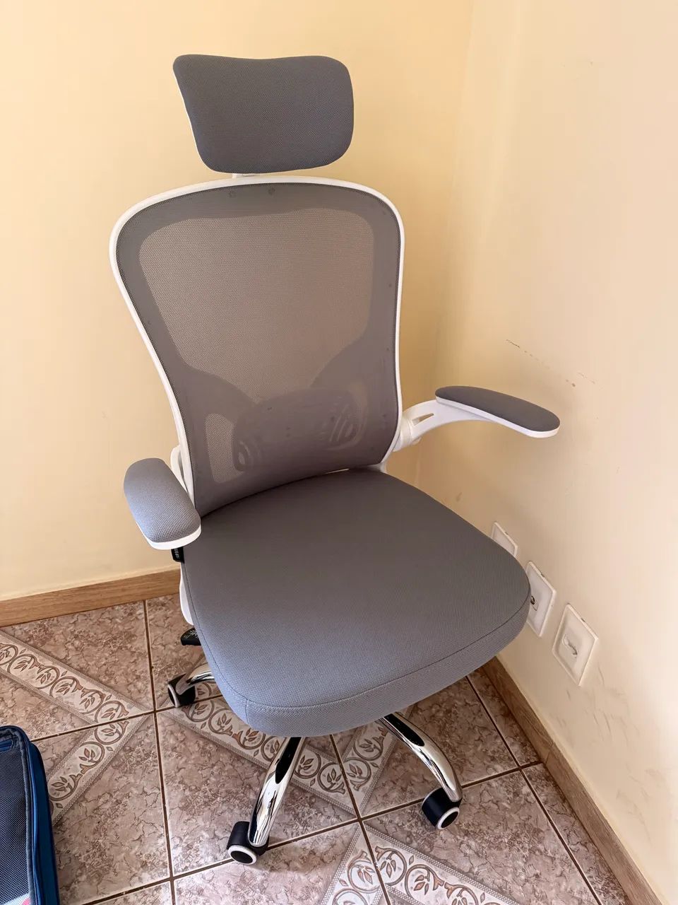 Cadeira Ergonômica com Apoio de Cabeça e Braços