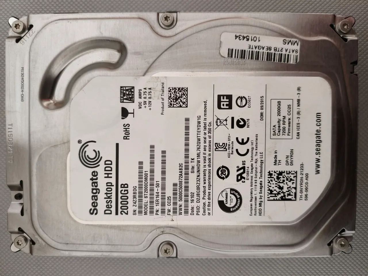 HD Seagate 2tb (Desktop - COM ALERTA)