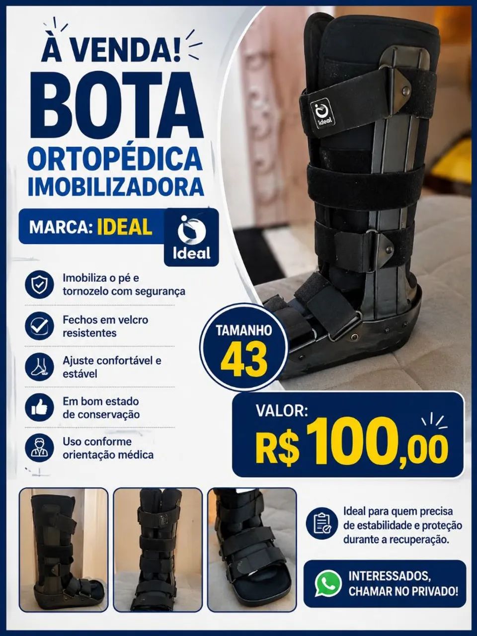 Bota ortopédica 