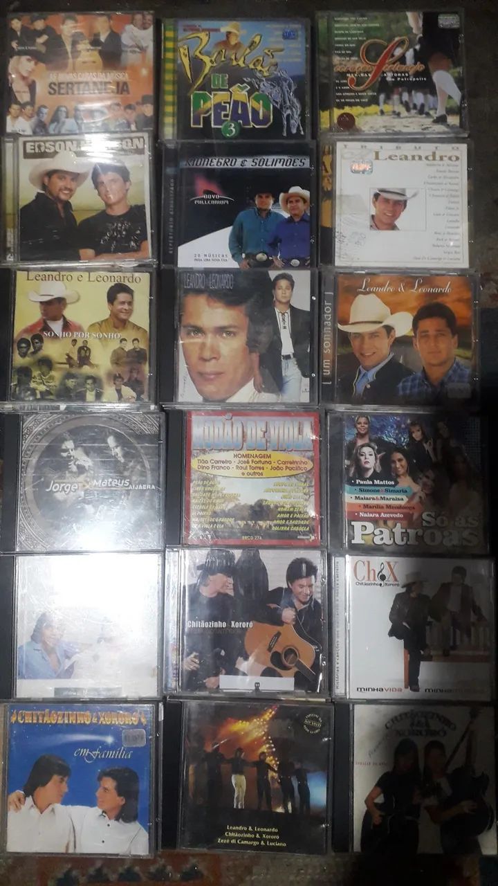 CDs sertanejos 