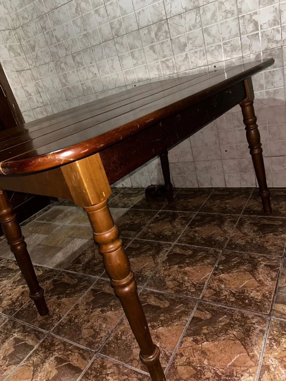 Mesa de madeira maciça  - Foto 3