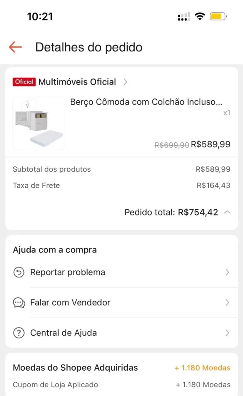 Berço com cômoda - NOVO  - Foto 4