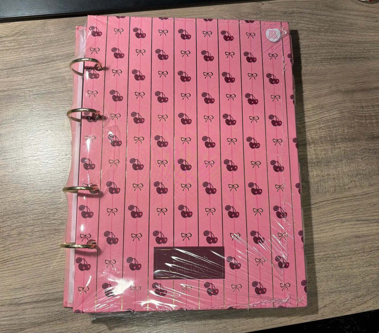 Caderno argolado - animativa -Sweet Cherry 160 folhas