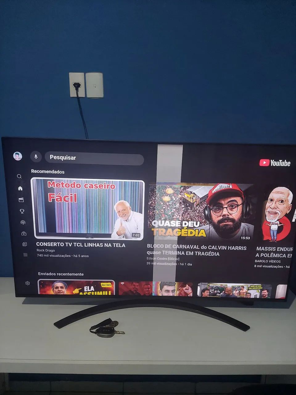 Televisão Lg Nano 86 55 polegadas 