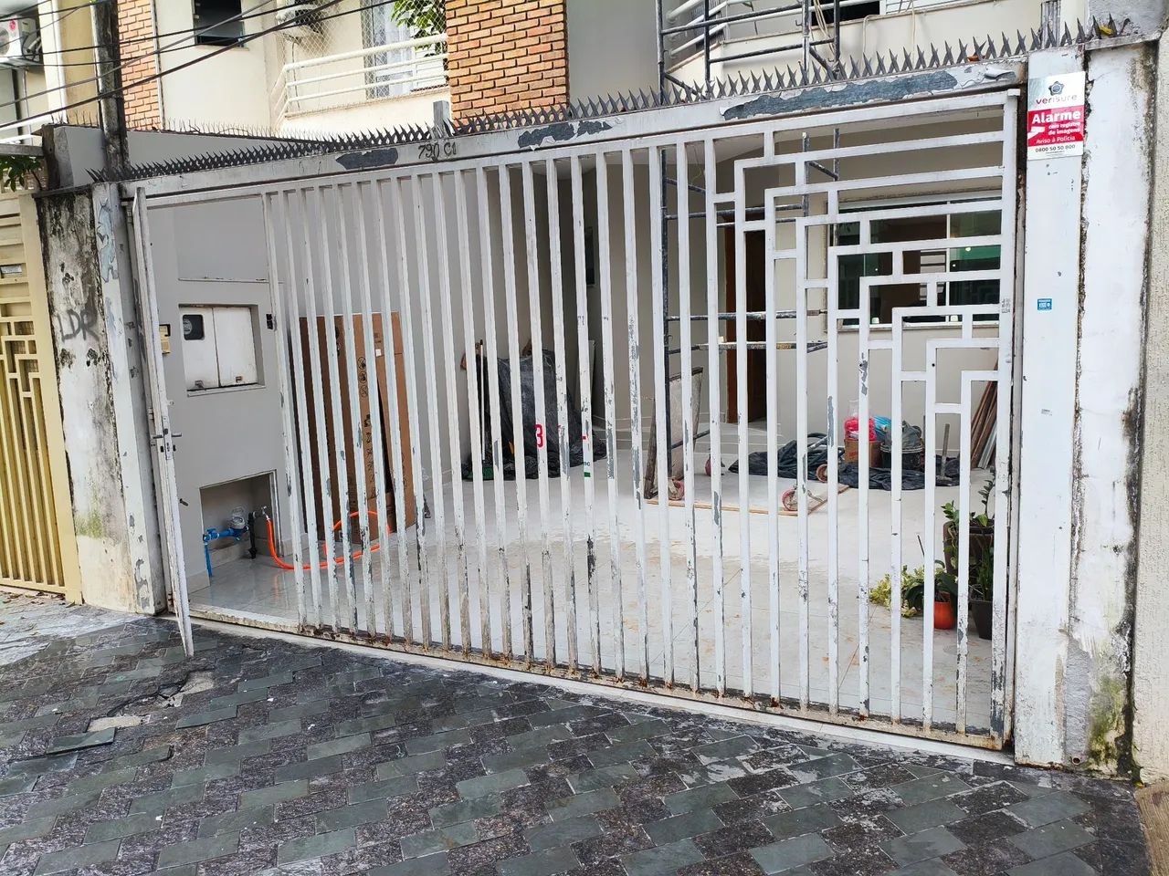 Galvanized Iron Gate with Motor