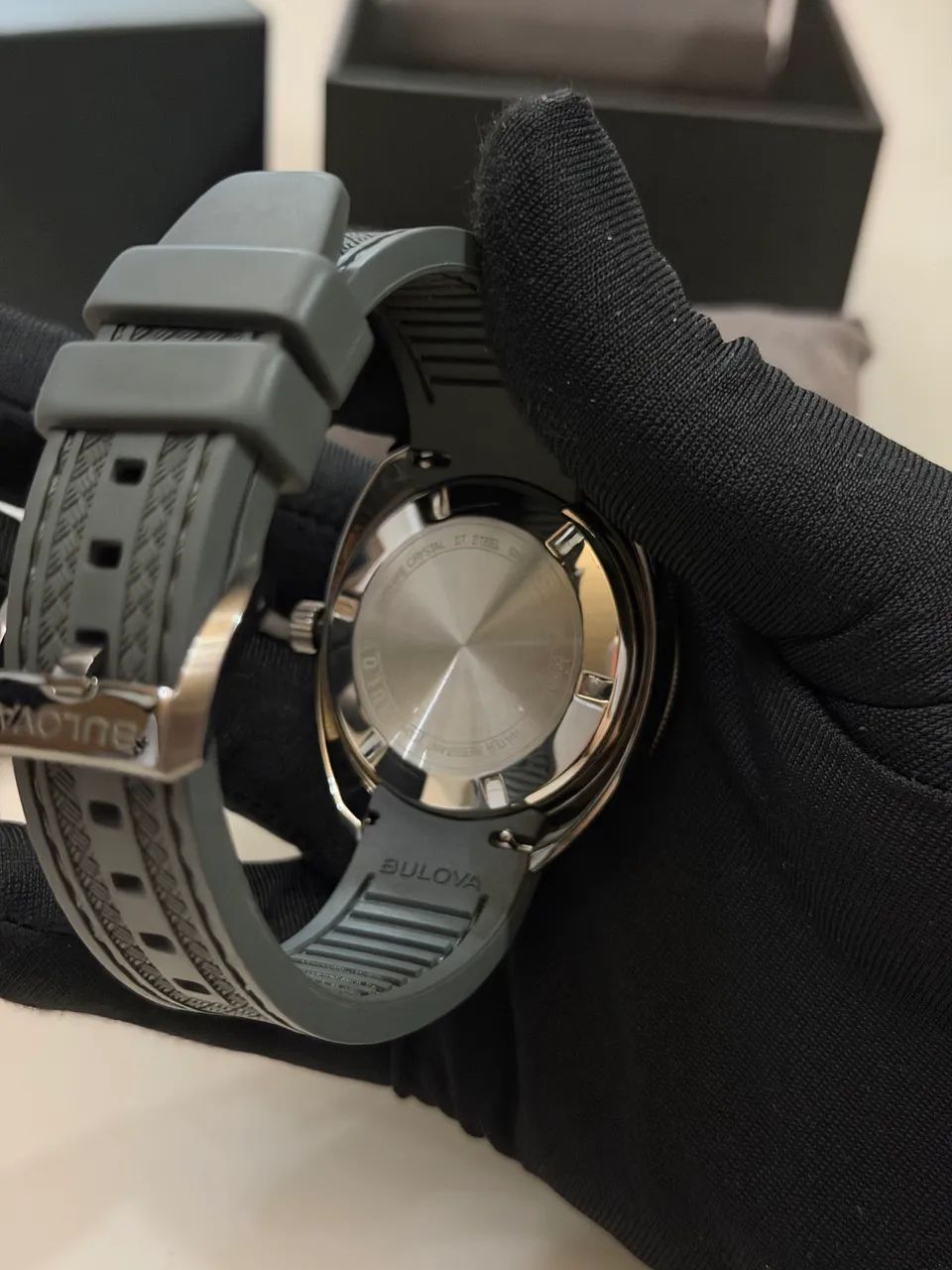 Relógio Bulova Oceanographer gmt usado - Foto 3
