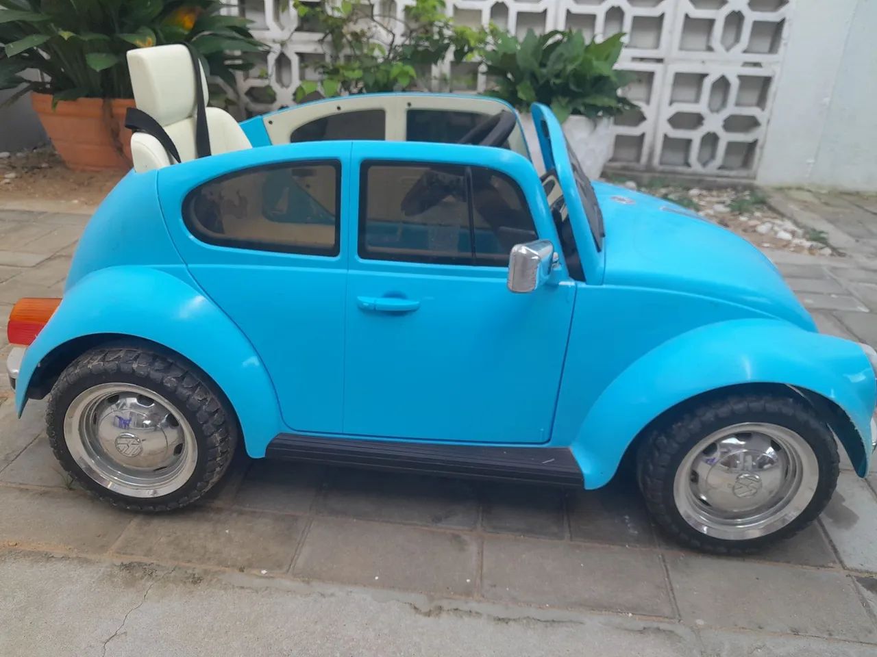 Carrinho elétrico infantil fusca  - Foto 2