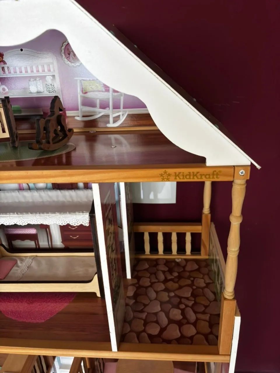 Casa de boneca grande em madeira Kidkraft - Foto 5