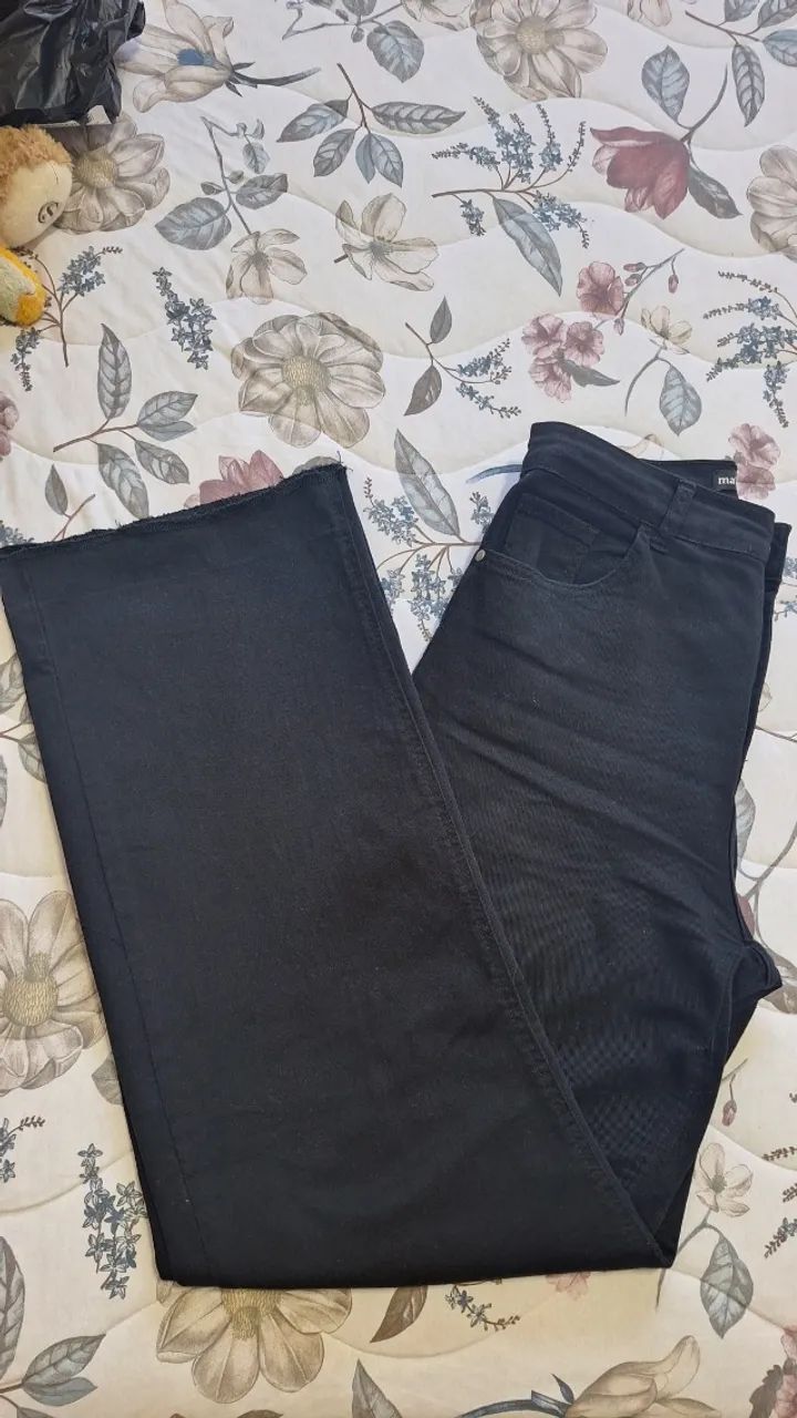 Calça wide leg malwee