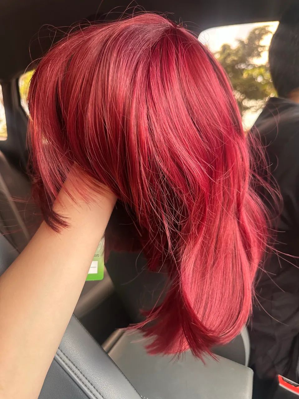 Peruca Orgânica Vinho/Vermelho  - Foto 2