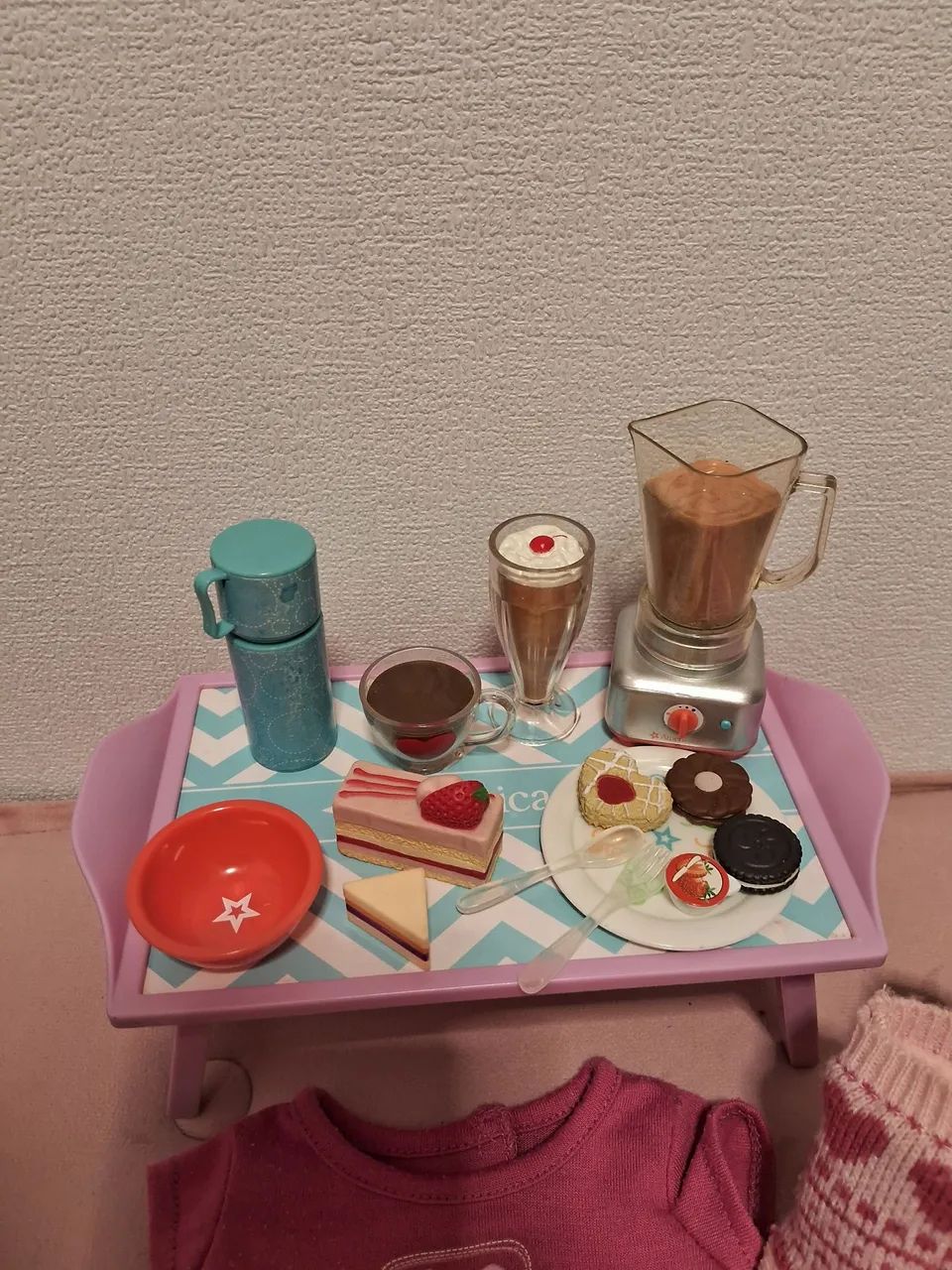 Boneca american kit café da manhã para sua boneca  - Foto 3