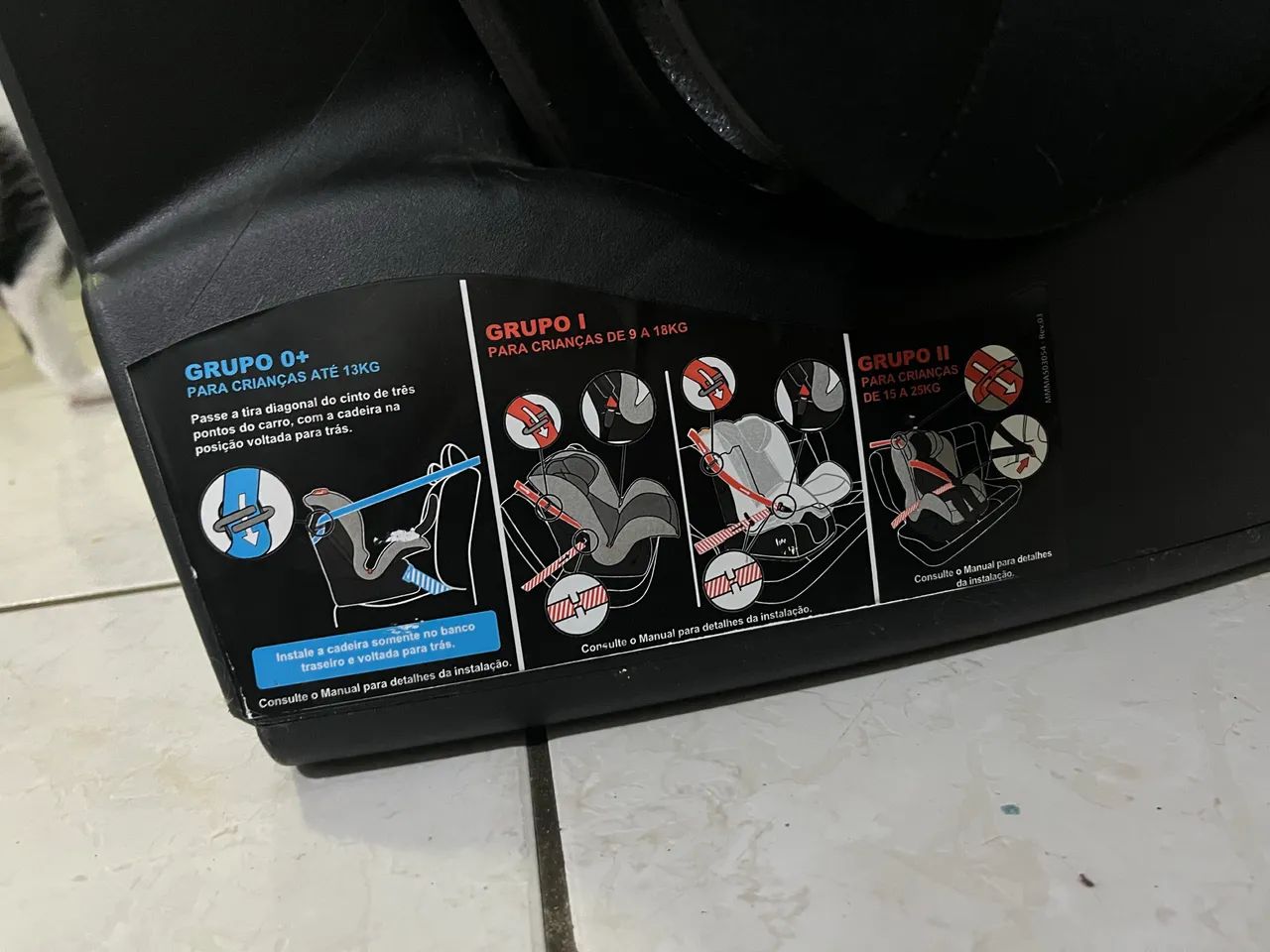 Cadeira Auto Burigotto Matrix Evolution K (0 a 25kg)  - Foto 4