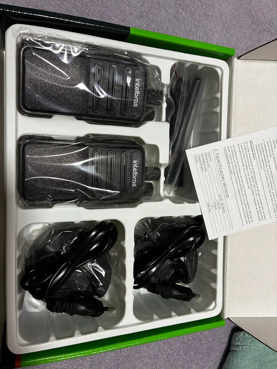 Rádio comunicador intelbras RC3002 G2