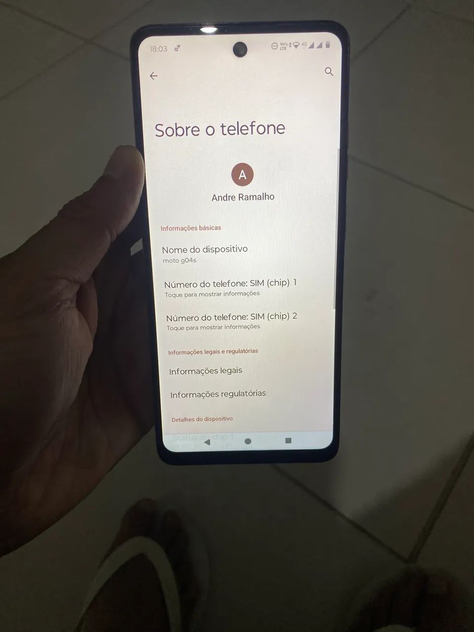 Celular MOTO G04S Usado - Foto 3