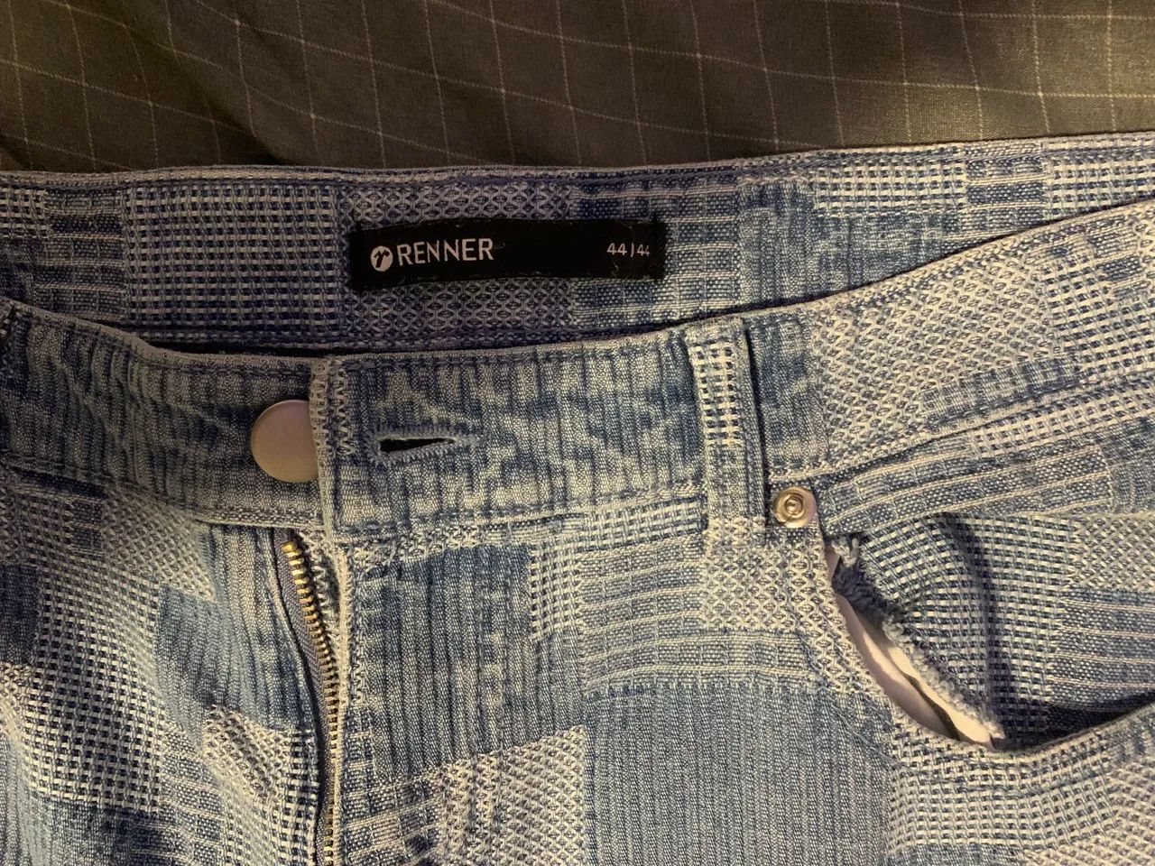 Calça baggy nova masculina 