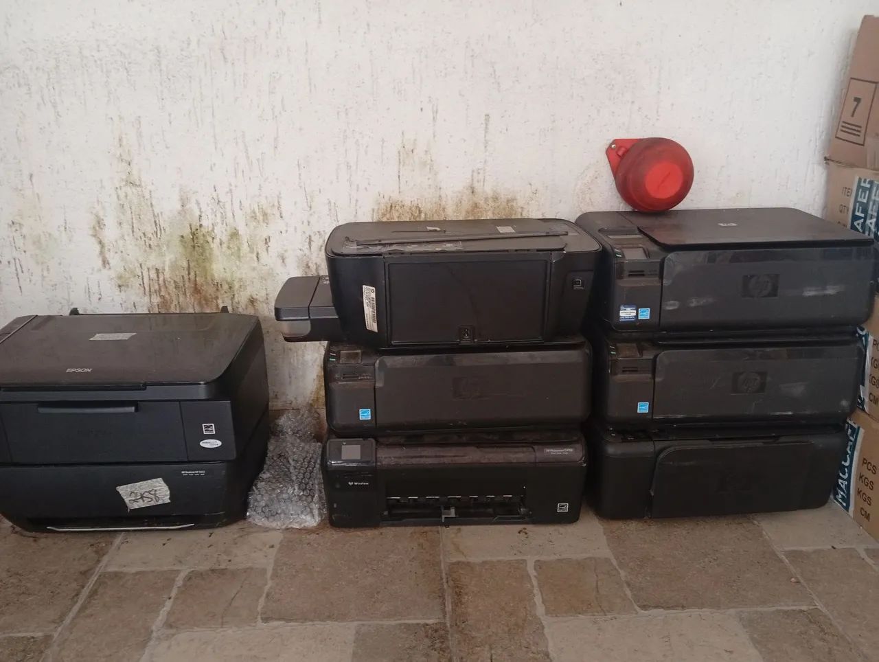 8 Impressoras Multifuncionais HPs e Epson no estado.