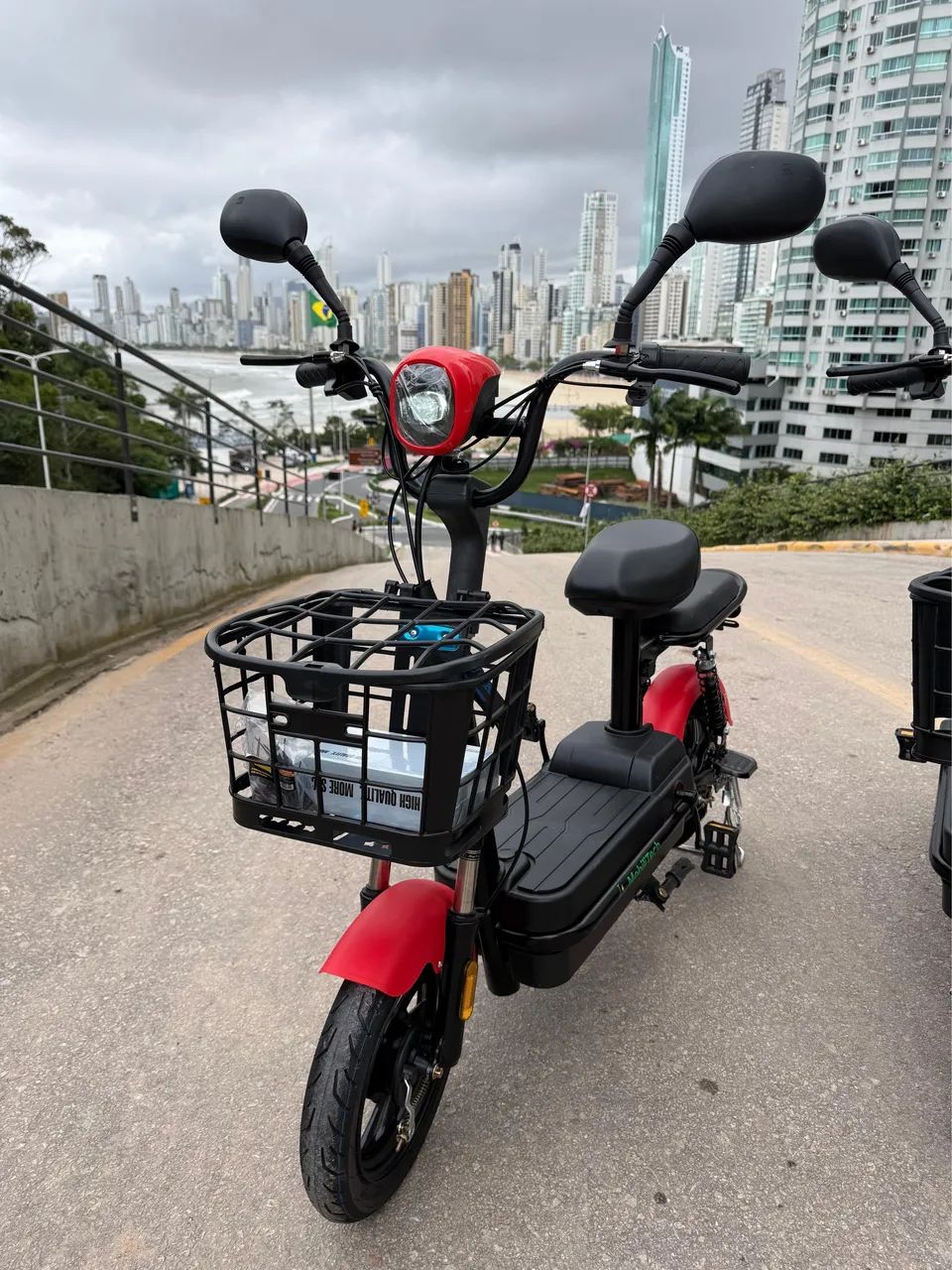 SCOOTER BICICLETA ELÉTRICA 500w PRETA 