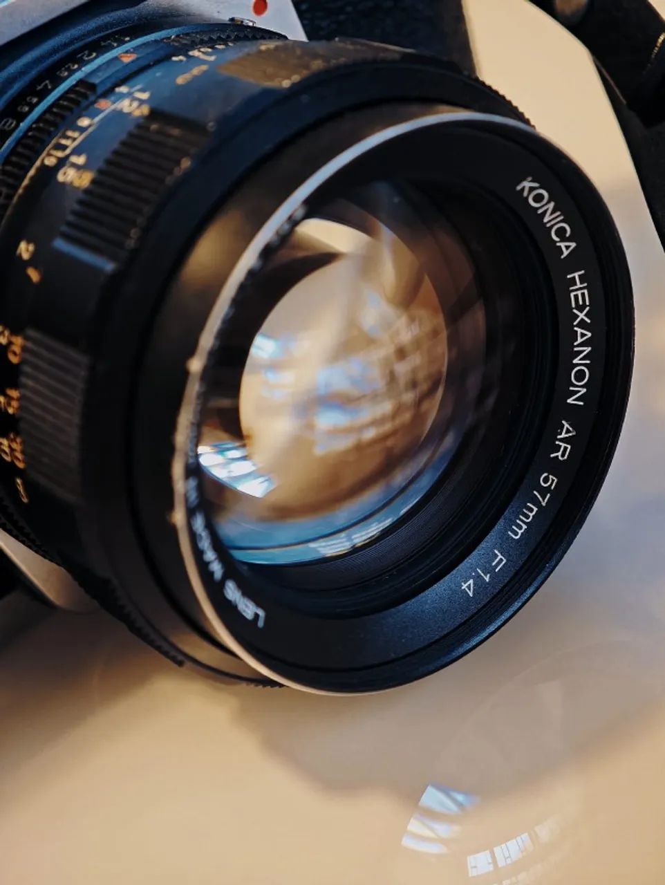 Camera analógica Konica A3 + Lente 57mm - Foto 3