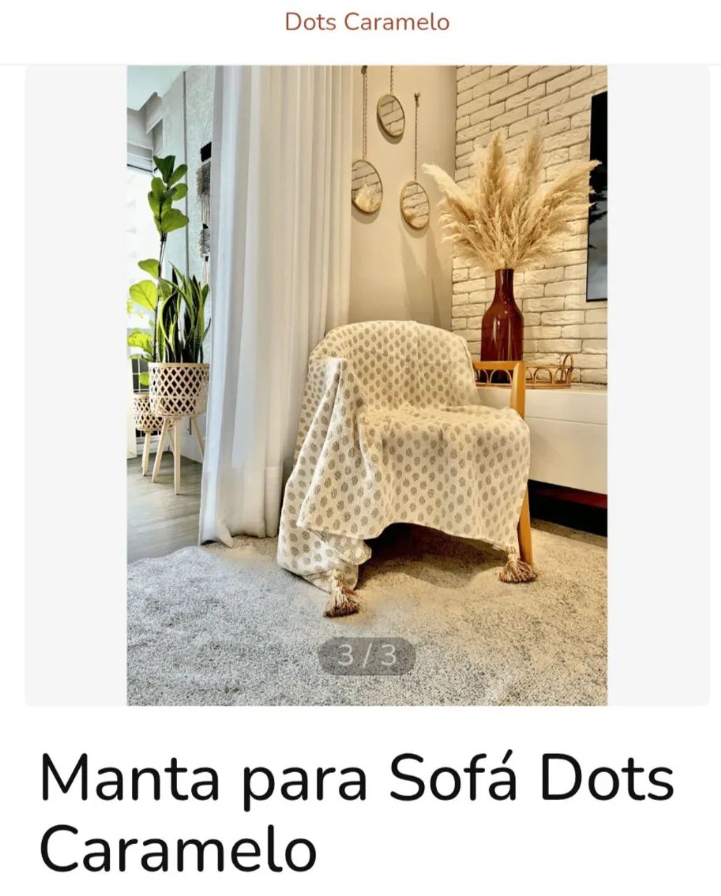Manta Dots - Estilo Boho - Foto 3
