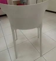 5 cadeiras brancas - Foto 2
