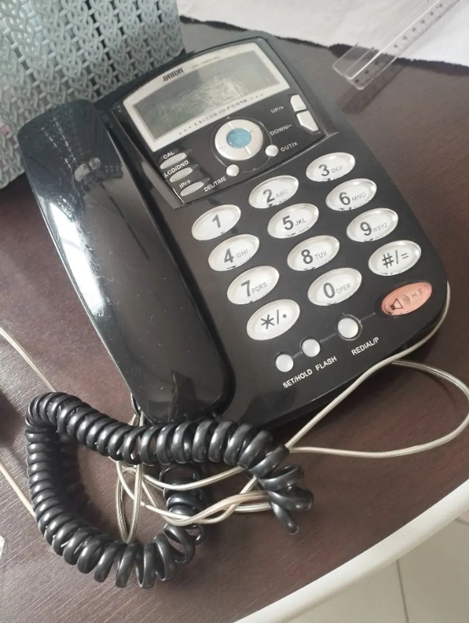 Aparelho Antigo de telefone com Identificador de chamada  - Foto 3