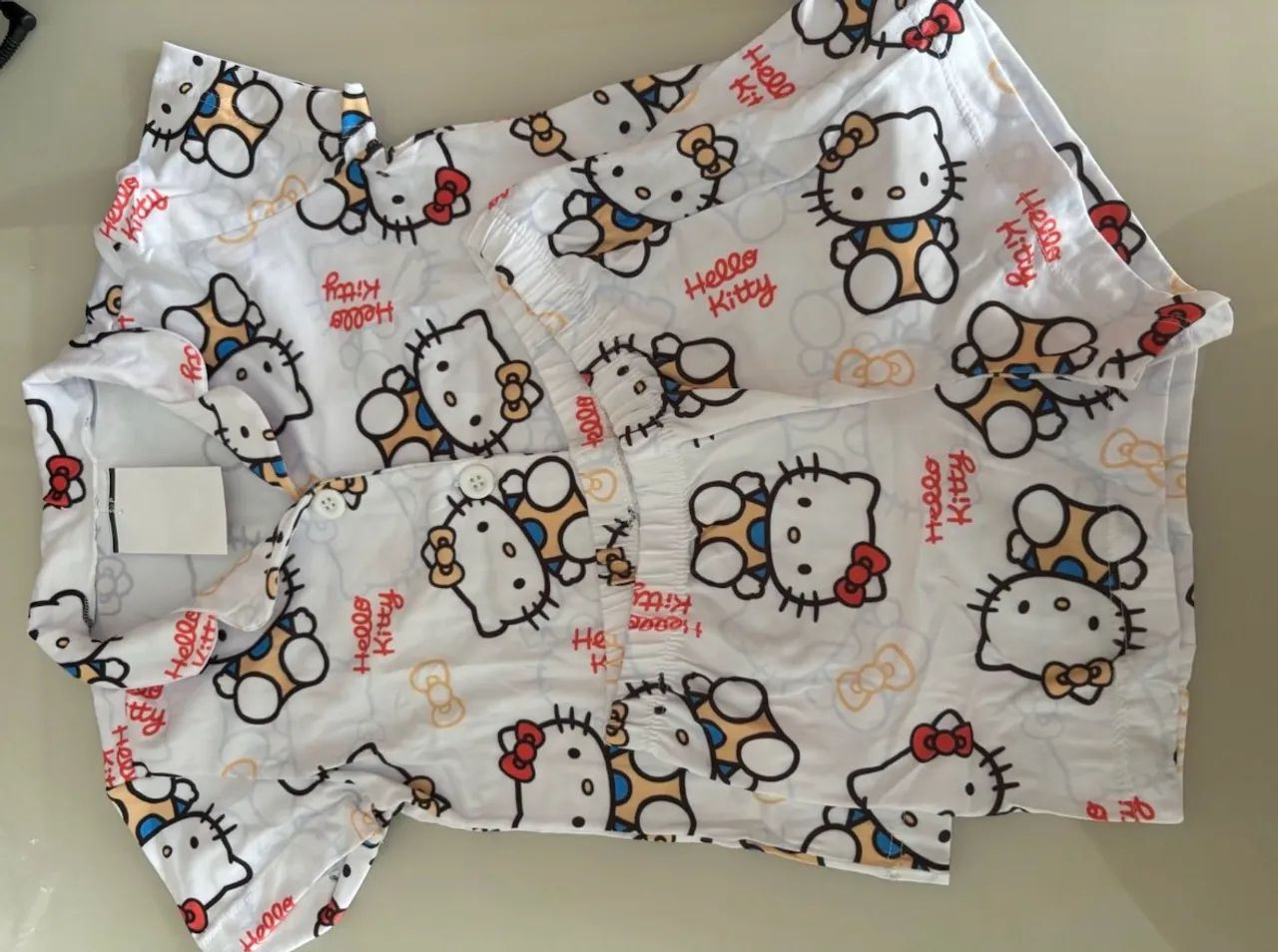 Pijama 6 anos hello kitty