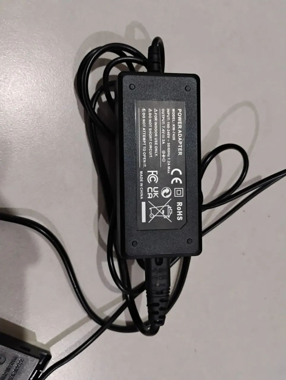 Fonte Ack-e8 Adaptador Ac P/ Canon Eos Rebel T2i T3i T4i T5i - Foto 5