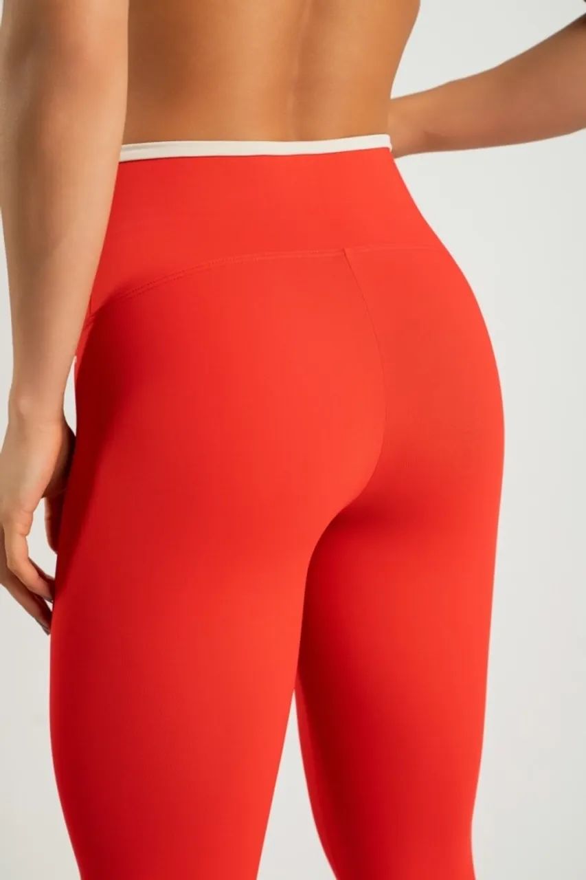 Calça Legging Vermelha - Foto 4