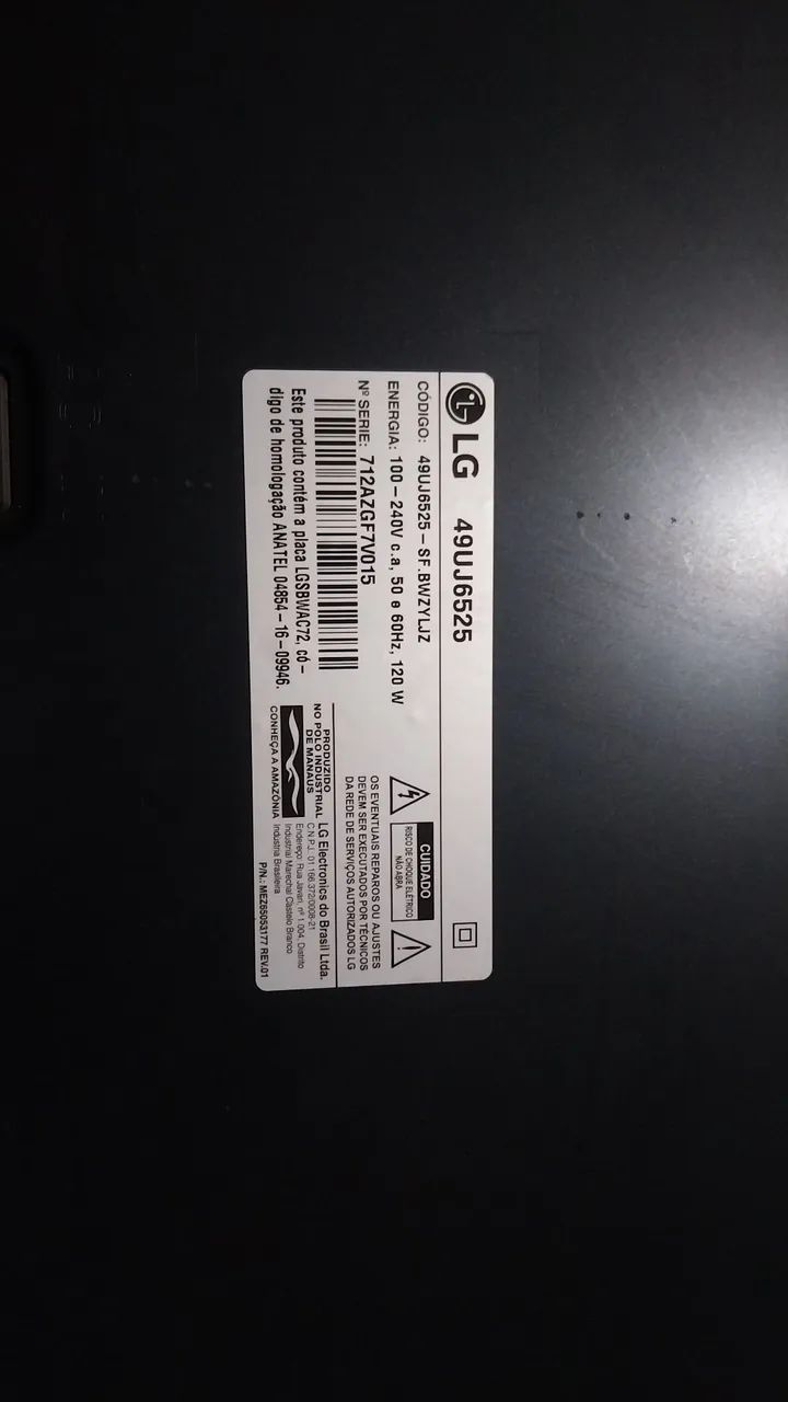 Televisão 49 polegadas , apenas para retirada de peças  - Foto 3