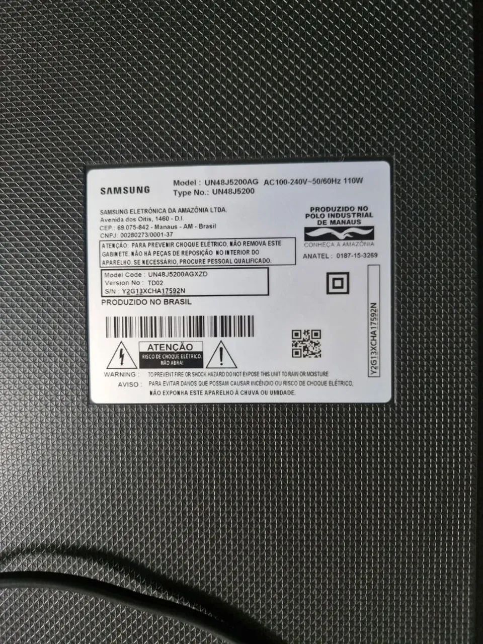 TV 48 Samsung com mancha pequena branca na tela - Foto 2