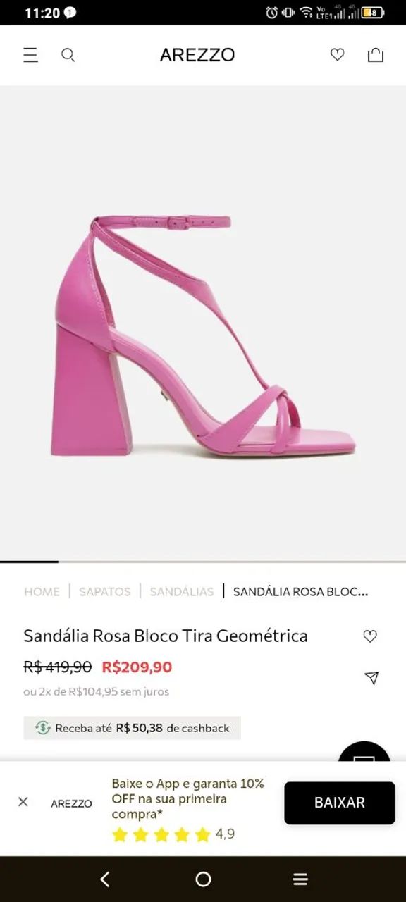 Salto bloco rosa Arezzo - Foto 3