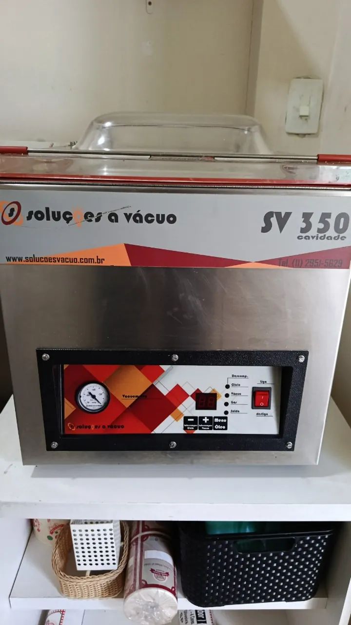 Seladora a Vácuo 2 barra de 35 cm SOLUÇÕES A VÁCUO 
