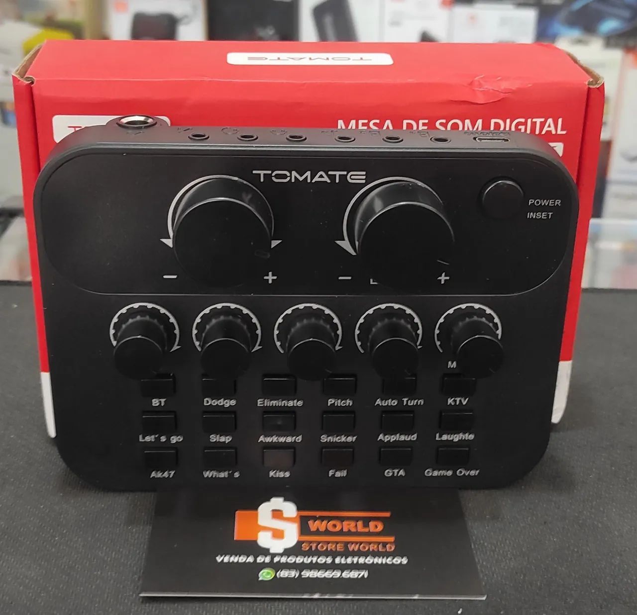 Mesa de Som digital - Store World 