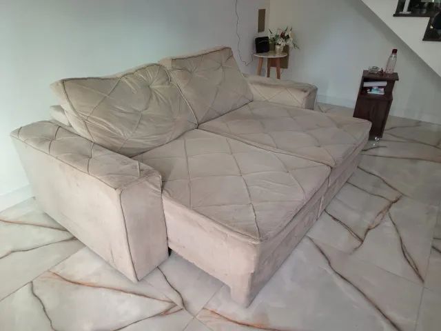 Vendo sofá retrátil 2,05 x 1,10 m, usado em ótimo estado - Foto 2