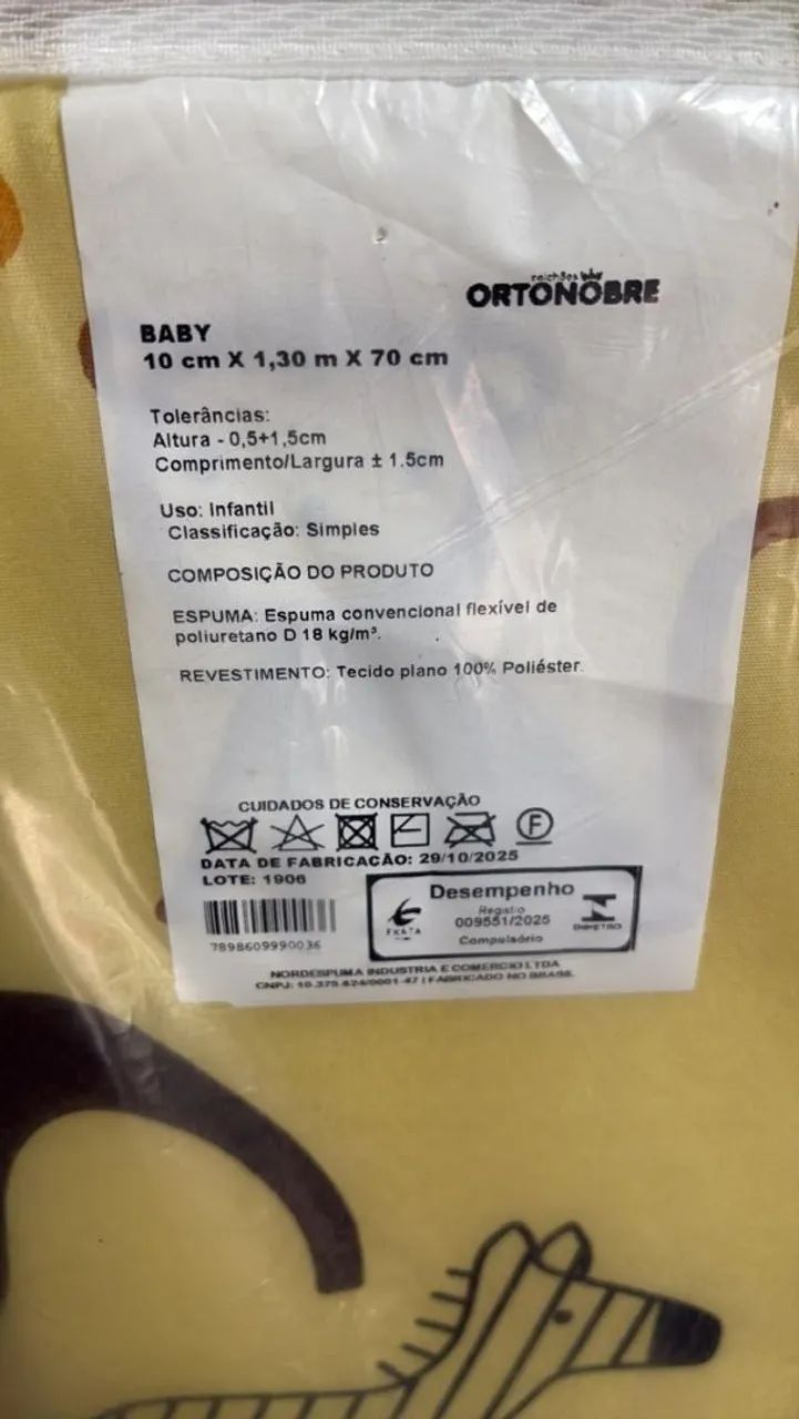 Colchão de berço da ortonobre novo - Foto 4