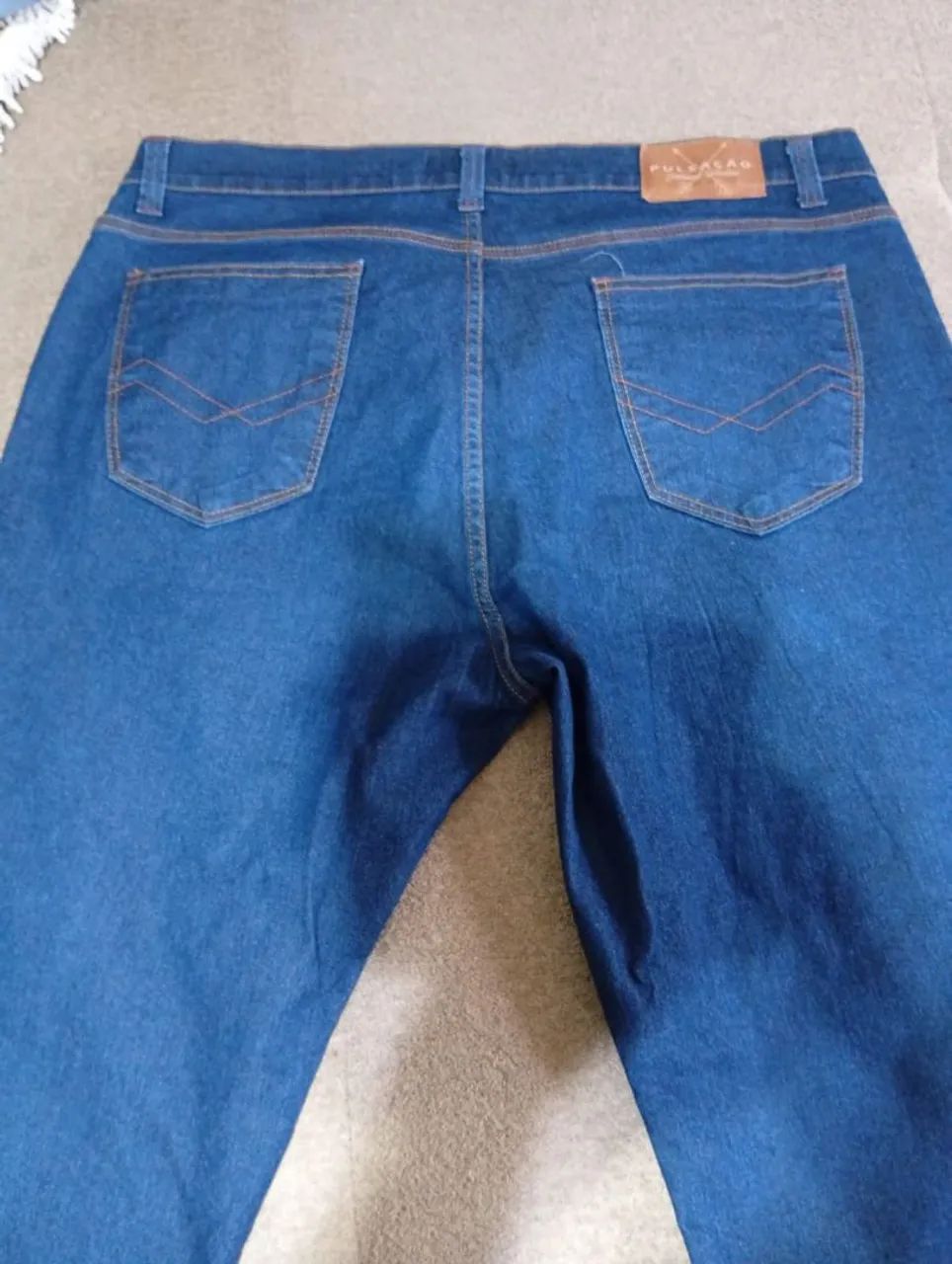 Calça jeans masculina plus size 52 - Foto 3