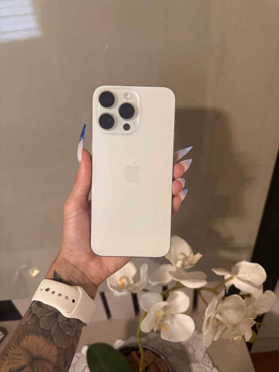 iPhone 15 Pro Max 512gb Titânio Branco - Celulares e Smartphones