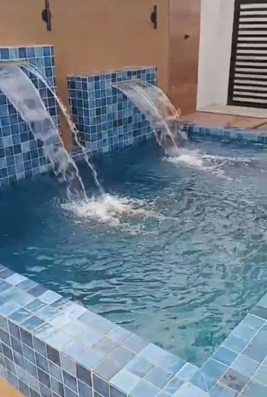 cascatas  em fibra  de vidro