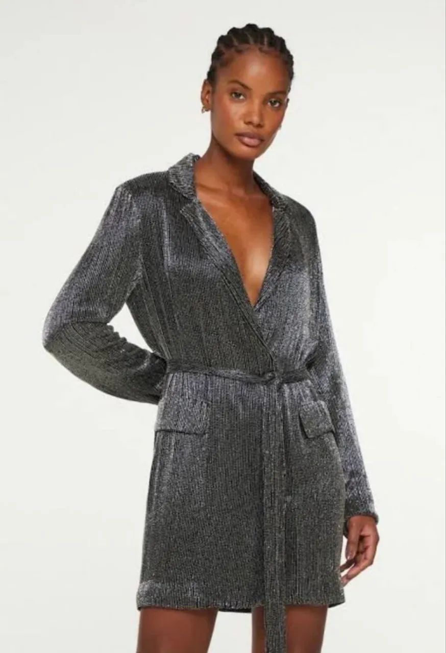 Blazer vestido canutilho Animale P - Foto 3